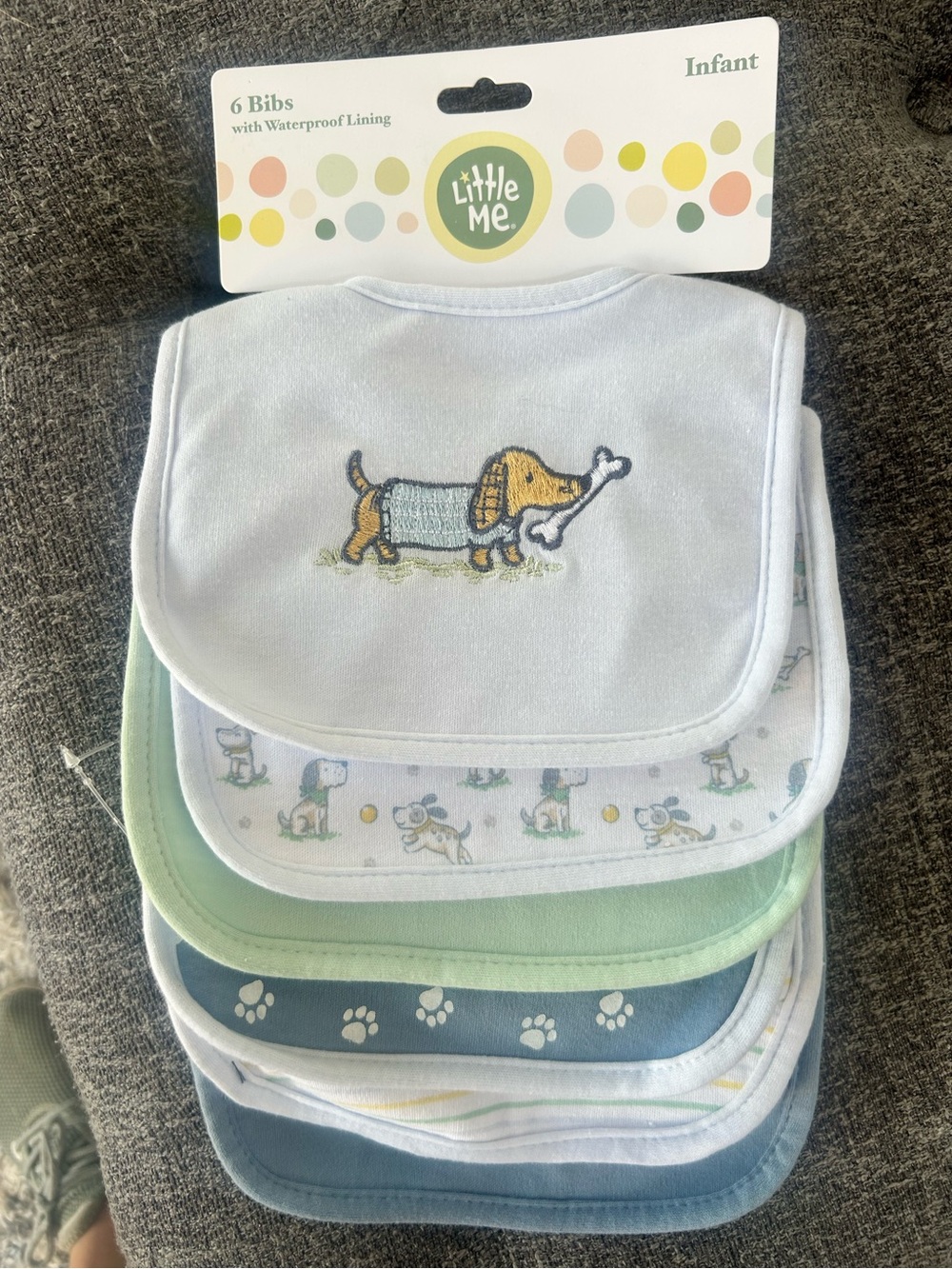 Little Me Infant Bib Set